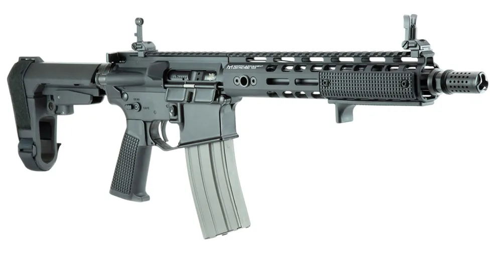 GRIFFIN ARMAMENT MK1CQB223WA3P MK1 CQB 223 Wylde 11.50" 30+1 Black Anodized Black A3 Grip SBA3 Pistol Brace