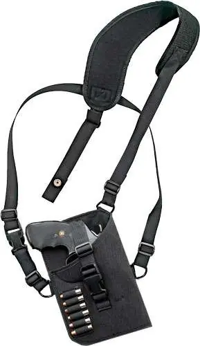 Grovtec US Inc GTHL15102R Trail Pack Ergo Holster Black Shoulder/Belt 3-4" DA Revolver Right Hand