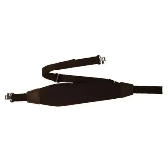 Grovtec US Inc GTSL20 Padded Sling with 1" Swivels 1" W x 48" L Adjustable Black Nylon for Rifle/Shotgun