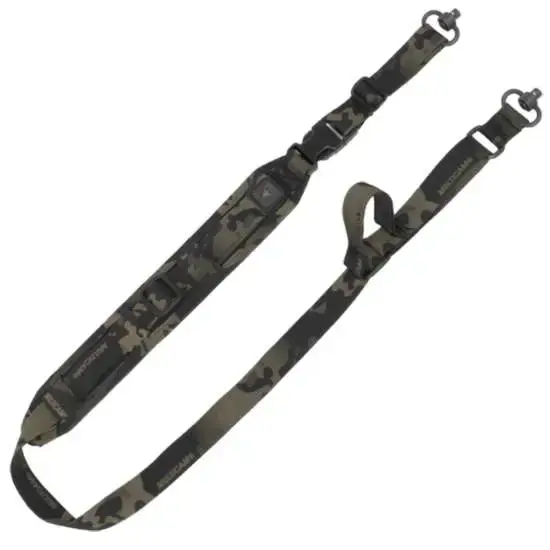 Grovtec US Inc GTSL326 QS 2-Point Sentinel Sling with Push Button Swivels Adjustable MultiCam Black for Rifle/Shotgun