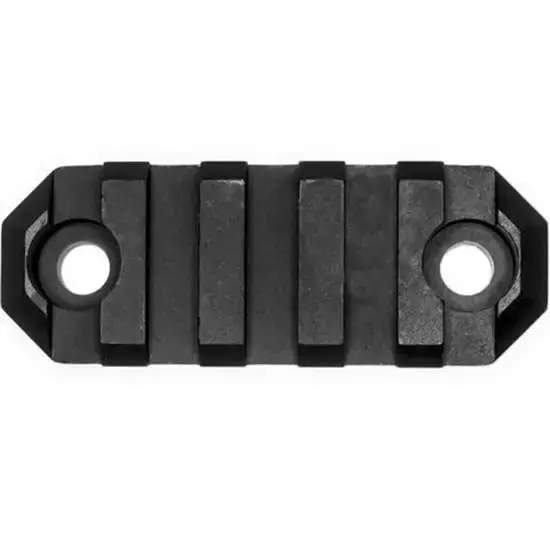 Grovtec US Inc GTSW236 Picatinny Rail M-LOKBlack Hardcoat Anodized