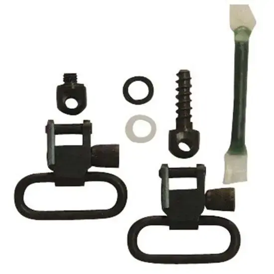 Grovtec US Inc GTSW31 Locking Swivel Set 1" Black Oxide Mossberg 500 Steel Shotgun
