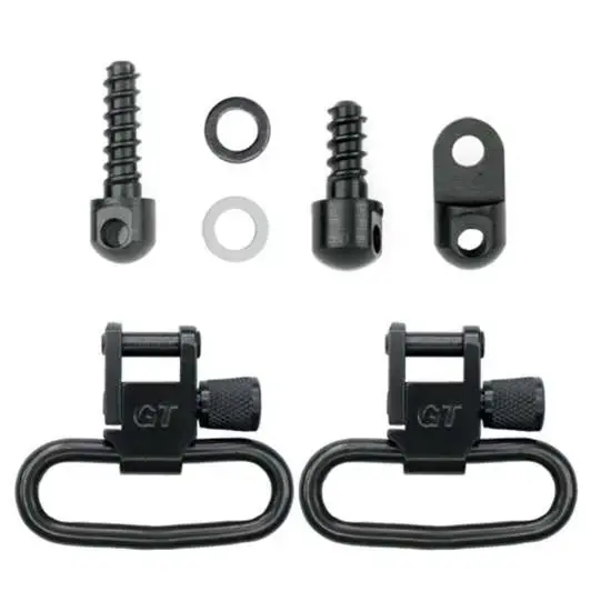 Grovtec US Inc GTSW313 Swivel Set 1.25" Black Matte Phosphate Ruger 10/22 Rifle