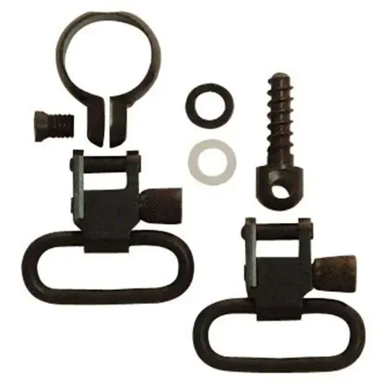 Grovtec US Inc GTSW41 Barrel Band Swivel Set 1" Black Uberti 1866 Yellow Boy/1873 Steel Rifle/Carbine