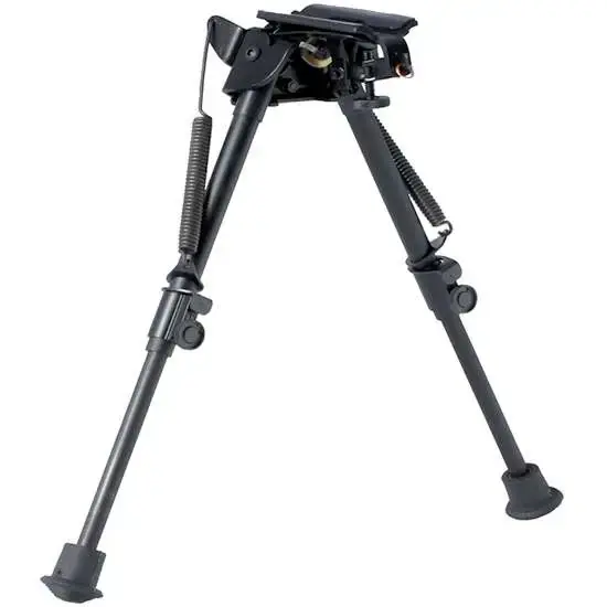 Harris LS BL S Bipod with Swivels Aluminum/Steel Black Anodized 9-13"