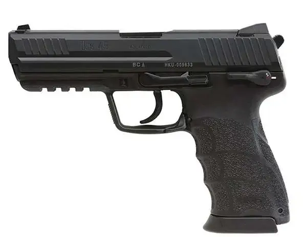 HK 745037LEA5 HK45 Compact Compact V7 LEM 45 ACP 3.94" 8+1 Black Black Interchangeable Backstrap Grip Night Sights 3 Magazines