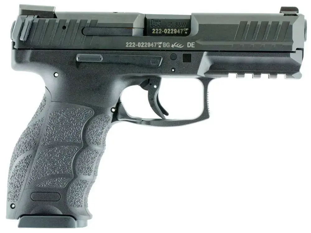 HK 700040LEA5 VP40 40 S&W 4.09" 13+1 Black Black Interchangeable Backstrap Grip