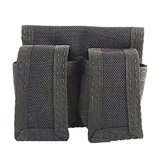 HKS 100 Double Speedloader Double 22 LR,38 Special,357 Mag Colt; Charter Arms; Dan Wesson; Rossi; Ruger; S&W; Taurus Black Cordura Nylon