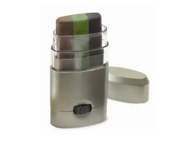 HME CMOFPDS Camo Face Paint Stick Black/Brown/Dark Green