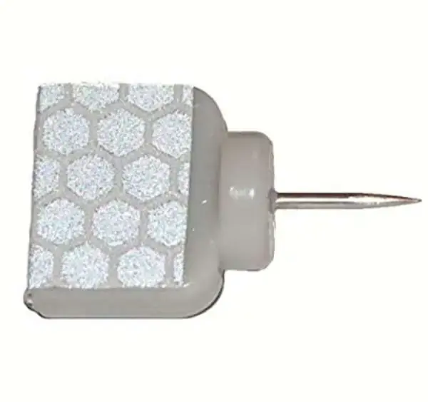HME REFLECTIVE WING TACK WHITE 25 PK