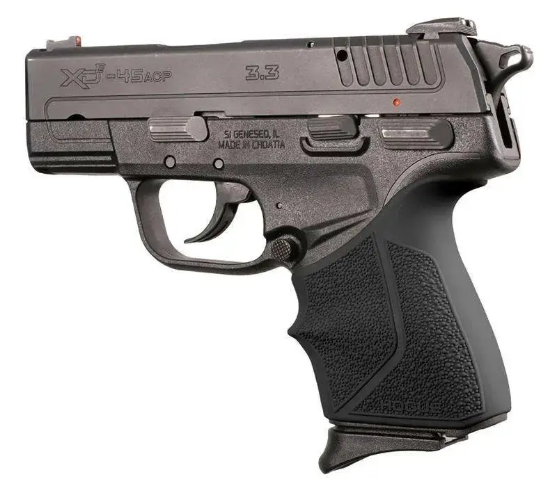 HandAll Beavertail Grip Sleeve Springfield Armory XD-E 9mm/.45ACP Black