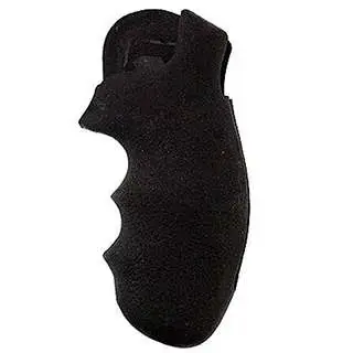 S&W K or L Frame Round Butt Rubber Monogrip Black