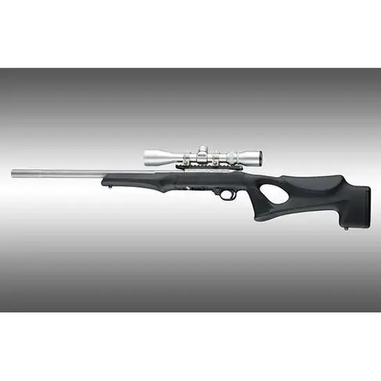 Ruger 10-22 Tactical Thumbhole Rubber OverMolded Stock with .920 Barrel Channel Black
