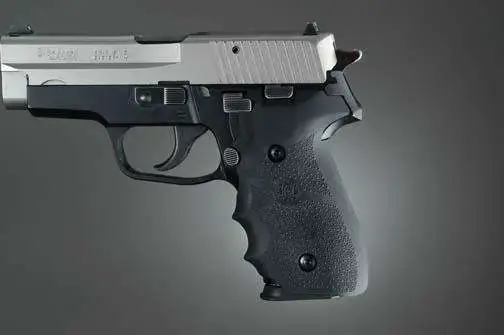 SIG Sauer P228/P229 Rubber with Finger Grooves Black