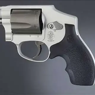 S&W J Frame Round Butt Rubber Bantam Style Grip Black