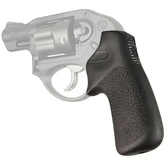 Ruger LCR No Finger Groove Rubber Tamer Cushion Grip Black