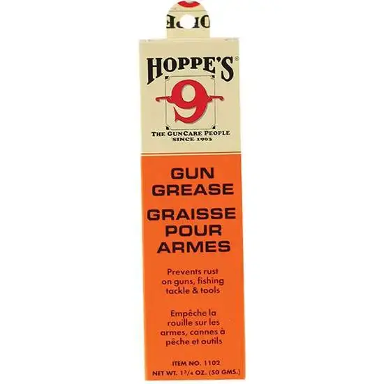 Hoppes 1102 Gun Grease 1.75 oz Squeeze Tube 12 Per Pack