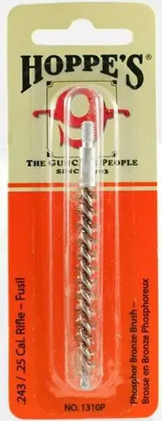 Hoppes 1310P Phosphor Bronze Brush Rifle .25 Cal/243mm Rifle Bronze Brush