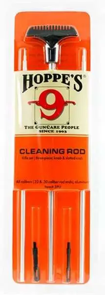 Hoppes 3PU Cleaning Rod Rifle Multi-Caliber Rifle Aluminum 3 Piece