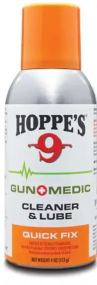 Hoppes GM3 Gun Medic Quick Fix Cleaner/Lubricant 4 oz Aerosol