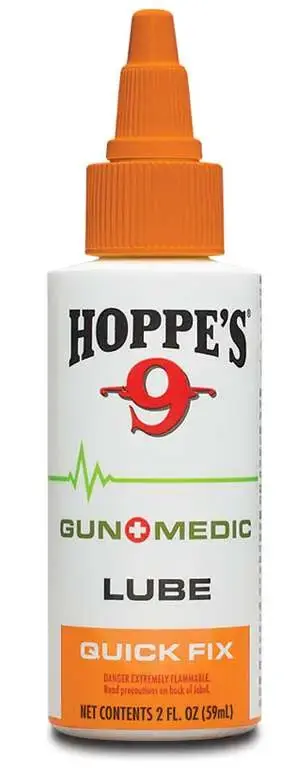 Hoppes GM4 Gun Medic Quick Fix Lubricant 2 oz Squeeze Bottle