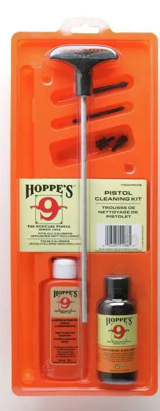 Hoppes PCOB Pistol Cleaning Kit - Clam Pack Multi-Caliber