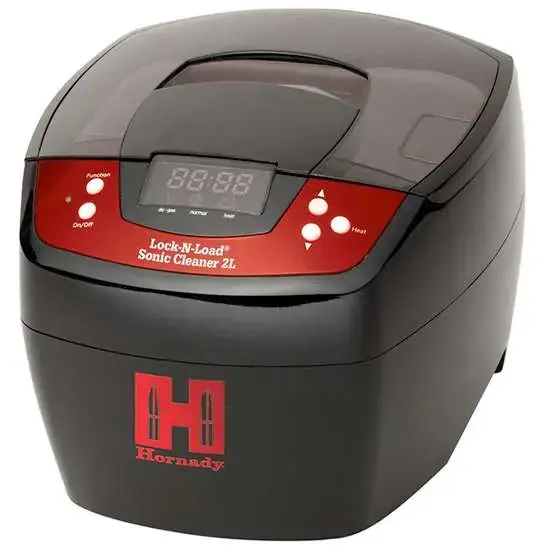 Hornady 043320 Lock-N-Load Sonic Cleaner 2L Black Multi-Caliber 2 Liter