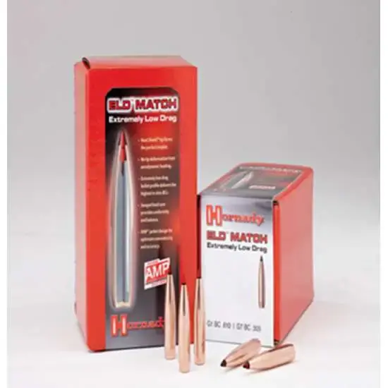 Hornady 22774 ELD Match .22 Cal .224 73 gr Extremely Low Drag-Match 100 Per Box