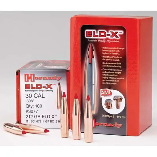 Hornady 2441 ELD-X 6mm .243 90 gr Extremely Low Drag-eXpanding 100 Per Box