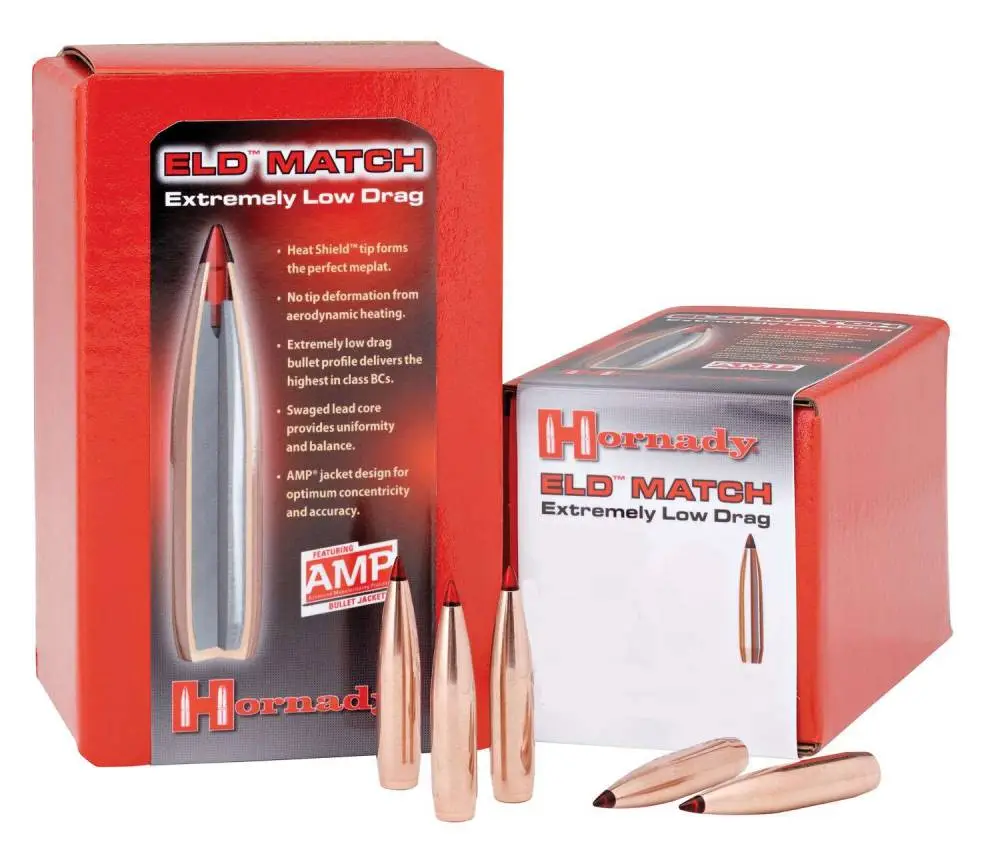 Hornady 28403 ELD Match 7mm .284 162 gr Extremely Low Drag-Match 100 Per Box