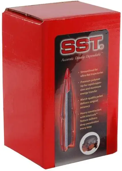 Hornady 30452 SST 30 Cal .308 165 gr Super Shock Tip 100 Per Box