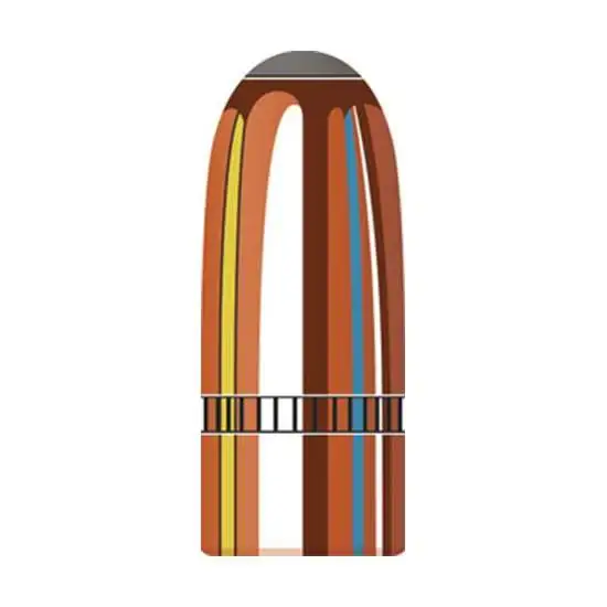 Hornady 3515 InterLock 35 Cal .358 200 gr Round Nose (RN) 100 Per Box
