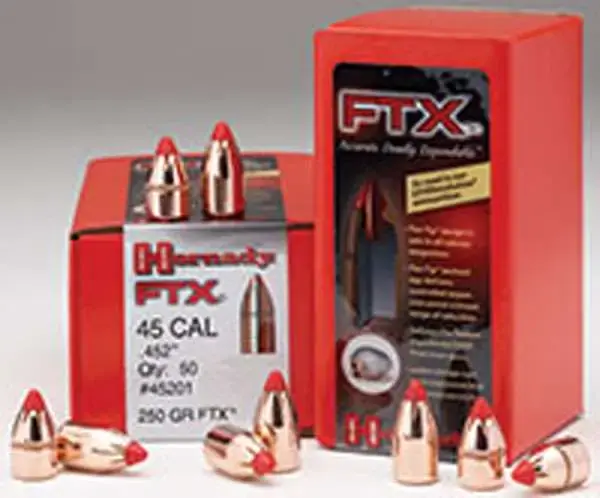 Hornady 45218 FTX Handgun 45 Cal .452 225 gr Flex Tip eXpanding 100 Per Box