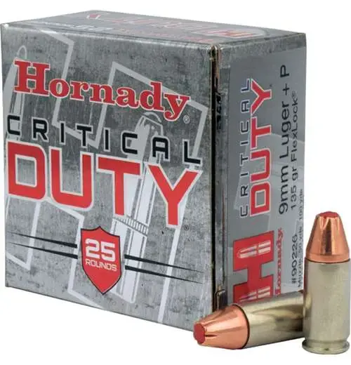 Hornady Critical Duty 135gr 9mm +P