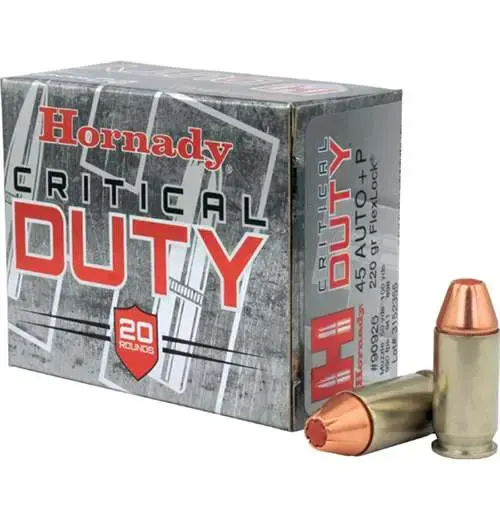 Hornady 45ACP +P 220 Grain Criti
