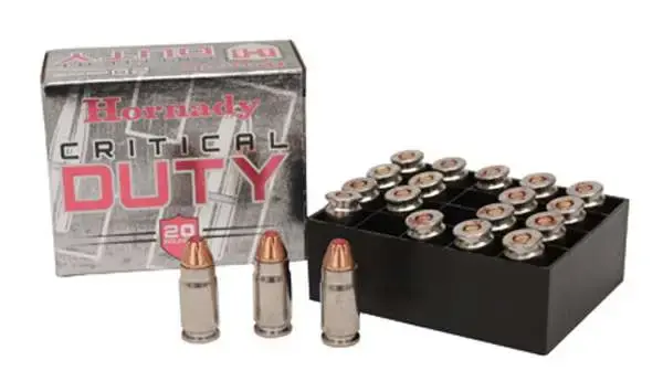 Hornady 91296 Critical Duty 357 Sig 135 gr FlexLock 20 Round Box
