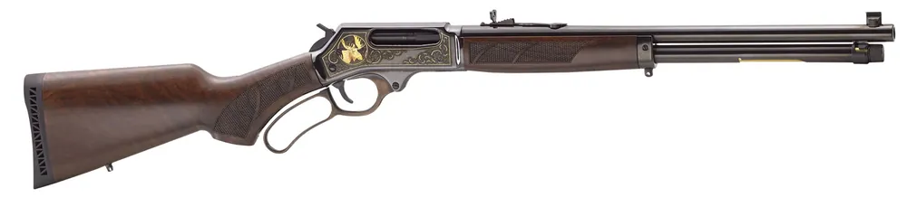 Henry H010WL Steel Wildlife Edition 45-70 Gov 4+1 18.43" Blued American Walnut Right Hand