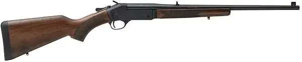 Henry Single Shot Youth 243 Win 1 22" American Walnut Blued Right Youth/Compact Hand