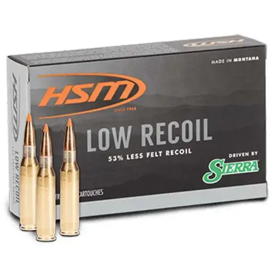 HSM 24318N Low Recoil 243 Win 85 gr Polymer Tip 20 Round Box