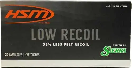 HSM LOW RECOIL 6.5CREED 140GR