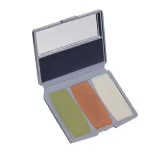Hunters Specialties 00264 Camo Compac Woodland Makeup Kit Black/Brown/Green/Sand