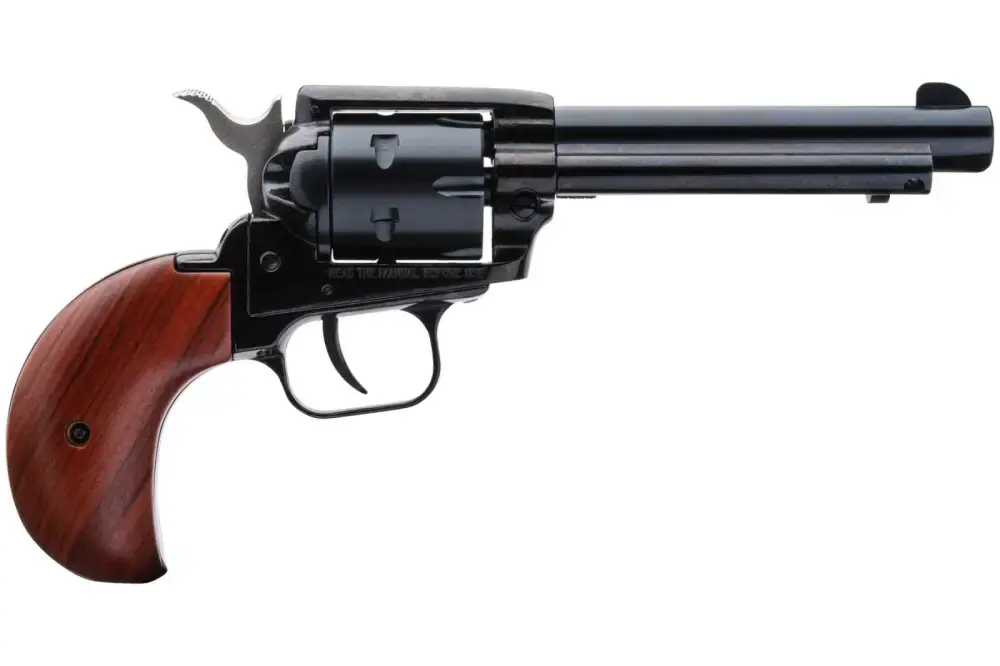 Heritage Mfg RR22MB4BH Rough Rider Small Bore 22LR,22 WMR 6 Round 4.75" Black Black Cocobolo Bird Head Grip
