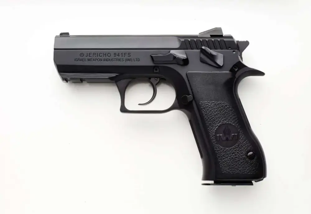 IWI US J941FS910 Jericho 941 Mid-Size 9mm Luger 3.80" 10+1 Black Steel Black Polymer Grip