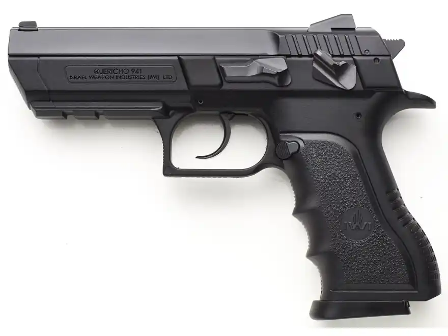 IWI US J941PL9 Jericho 941 PL9 9mm Luger SA/DA 4.40" 16+1 Black Polymer Grip Black Slide