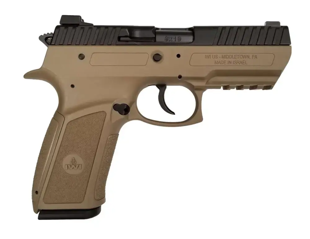 IWI US J941PSL9FD-II Jericho 941 Enhanced 9mm Luger 3.80" 17+1 Flat Dark Earth