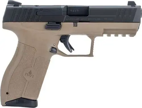 IWI US M9ORP10FD MASADA Optic Ready 9mm Luger 4.10" 10+1 Flat Dark Earth Black Textured Polymer Grip
