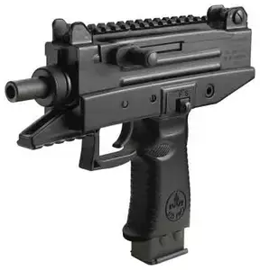 IWI US UPP9S Uzi Pro 9mm Luger 4.50" 25+1 Black Hard Coat Anodized Black Polymer Grip