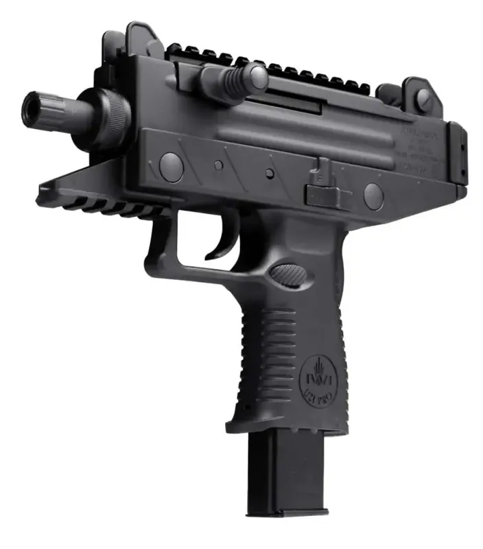 IWI US UPP9S-T Uzi Pro 9mm Luger 4.50" TB 25+1 Black Black Polymer Grip Right Hand