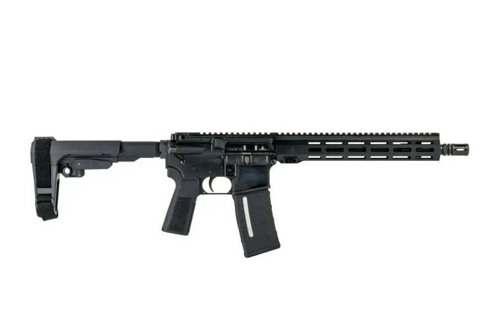 IWI US Z15TAC1210 Zion-15 Tactical Pistol 5.56x45mm NATO 12.50" 30+1 Black Black SBA3 Pistol Brace Stock Black B5 Grip Right Hand