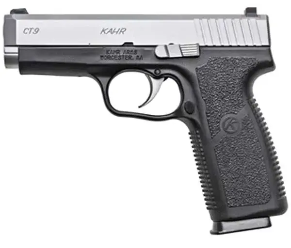 Kahr Arms CT9093N CT9 Polymer9mm Luger 3.90" 8+1 Black Stainless Black Polymer Grip